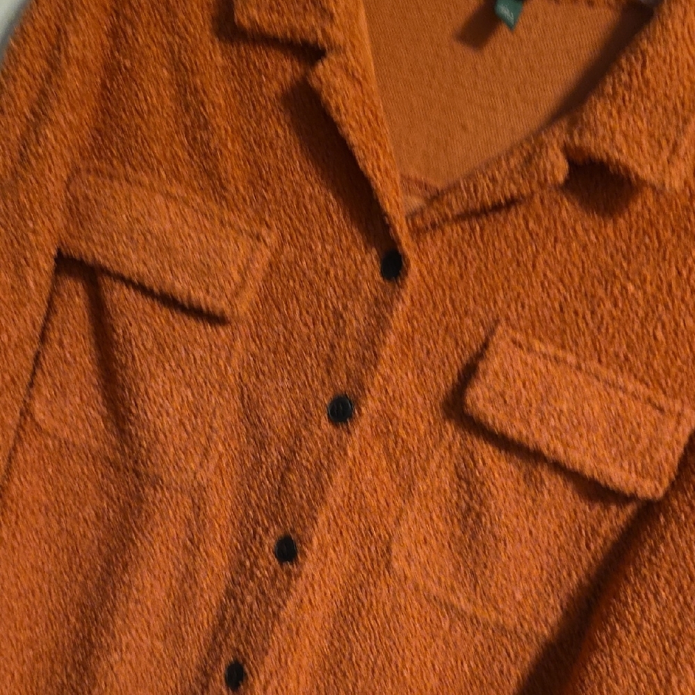 Wild Fable Rust Textured Shirt - Picture 6 of 7